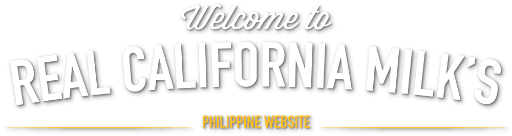 Real California Milk Philippines Website – Great Milk Comes From Happy Cows.